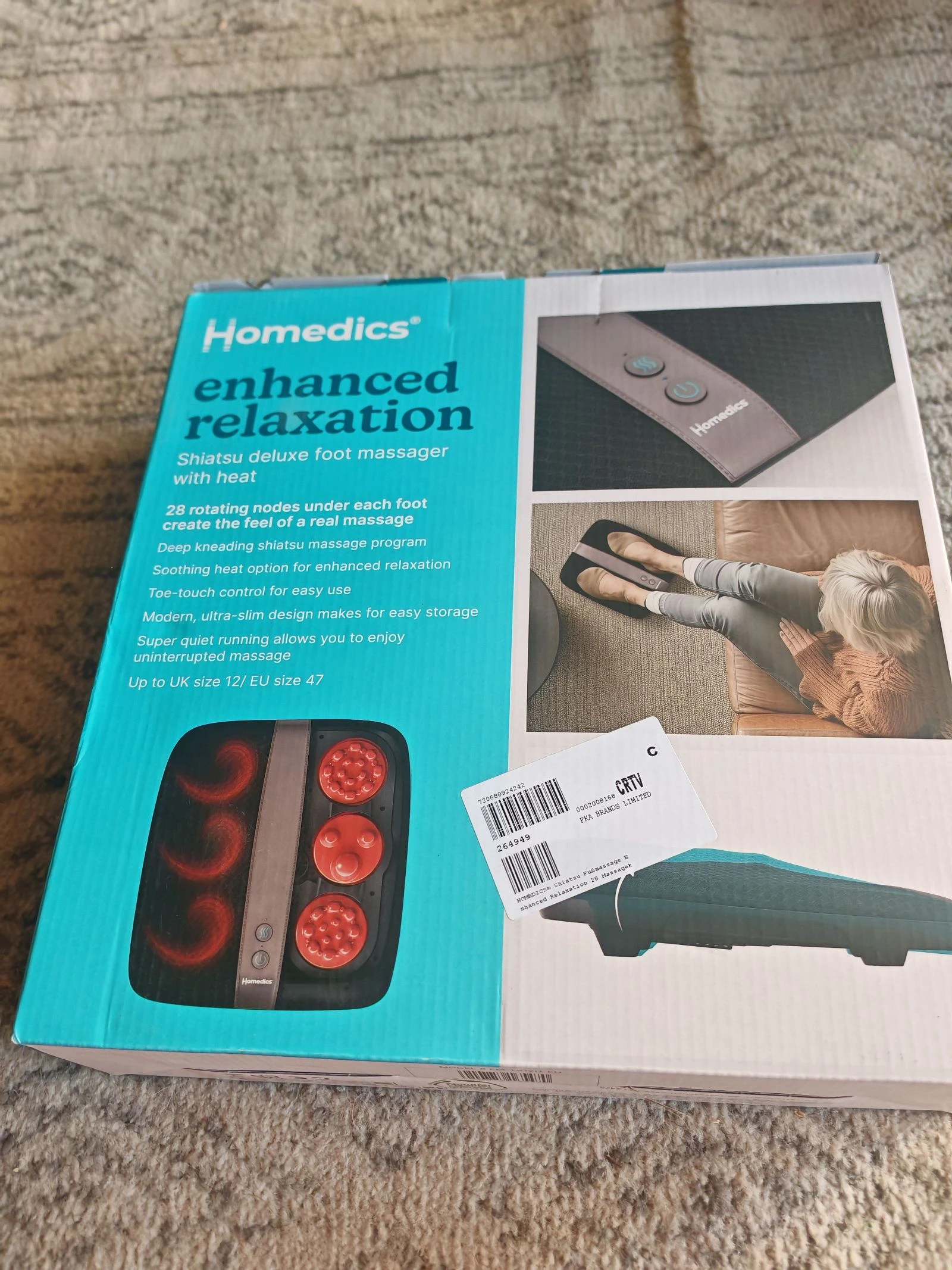 masajeador de pies homedics  – photo 4